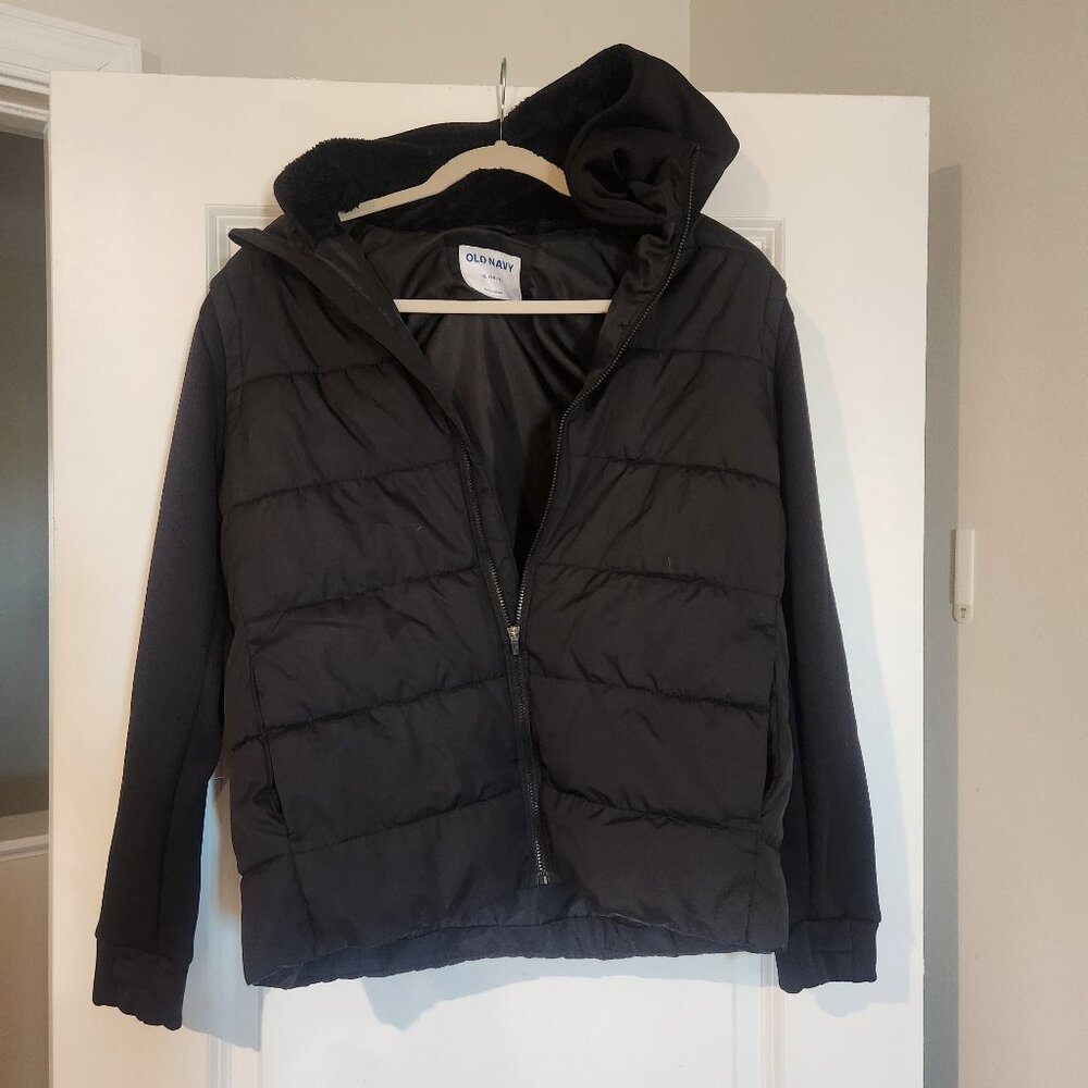 Old navy Black puffer light weight coat